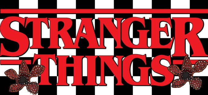 Stranger Things Text 16oz Double Sided UVDTF Wrap