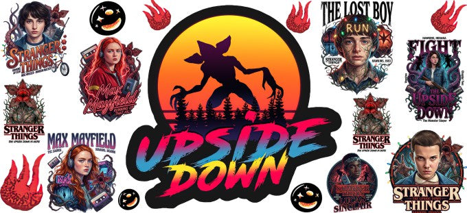 Upside Down 16oz Double Sided UVDTF Wrap