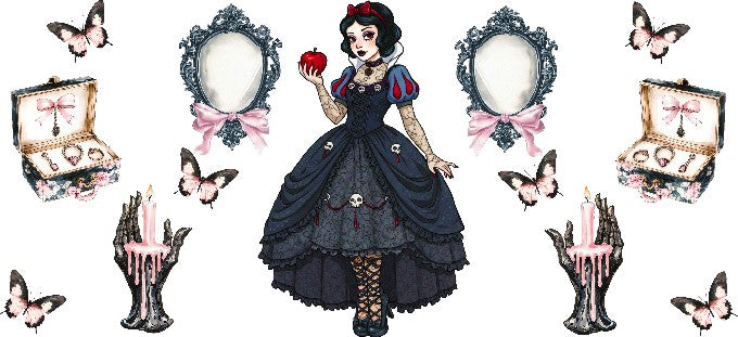Snow White Dark 16oz Double Sided UVDTF Wrap (Copy)