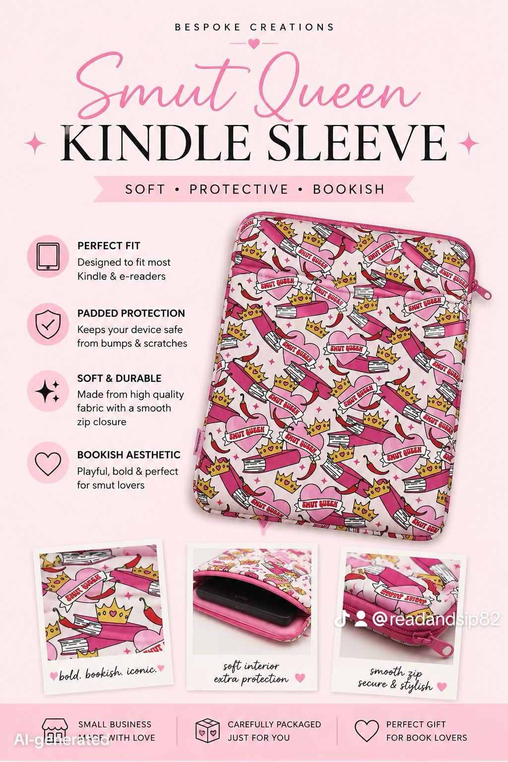 ✨ Smut Queen Kindle Sleeve ✨