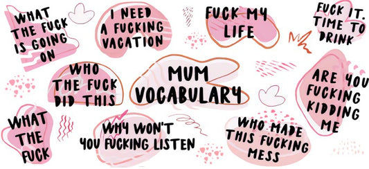 Mum Vocabulary 16oz Double Sided UVDTF Wrap