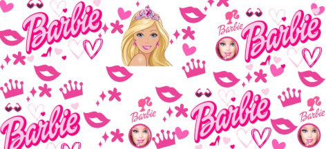 Barbie 16oz Double Sided UVDTF Wrap