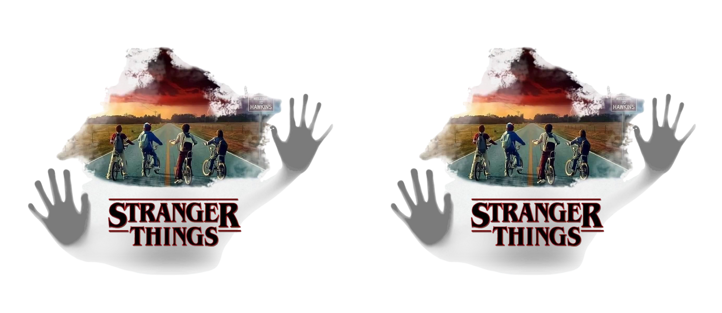 16oz Stranger Things Wrap PNG