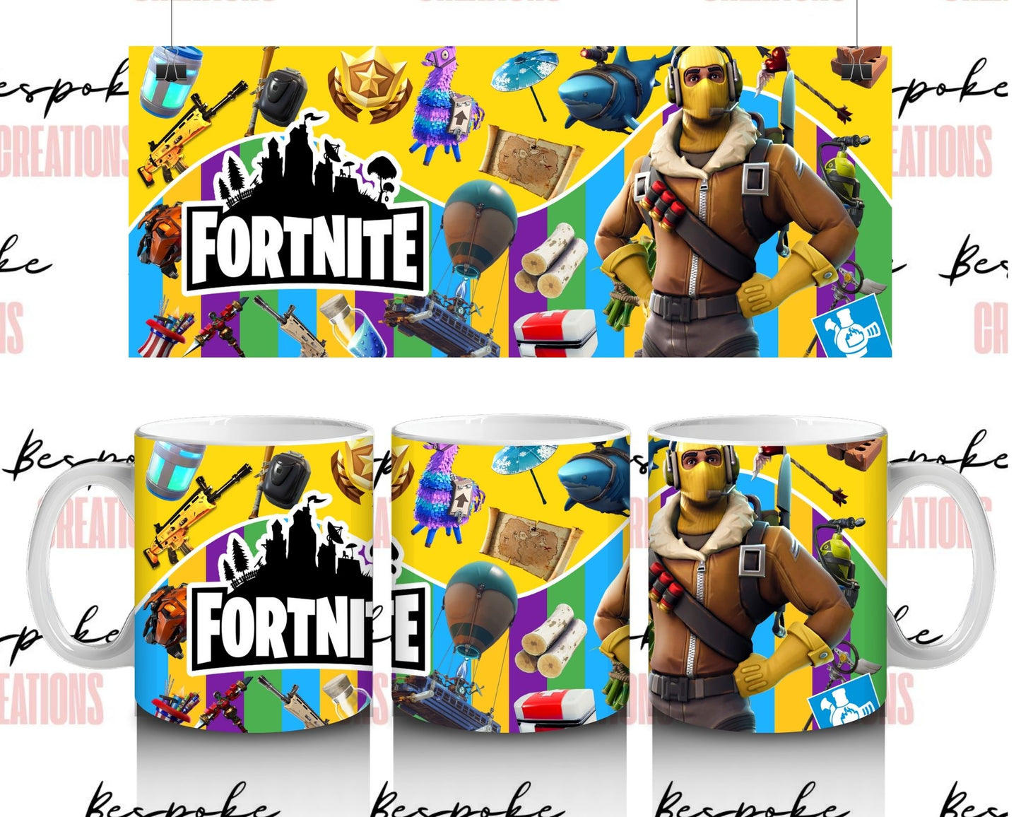 Fortnite-Inspired 11oz Mug – Personalised Gaming Gift