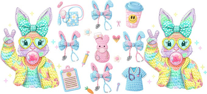Easter B 16oz Double Sided UVDTF Wrap