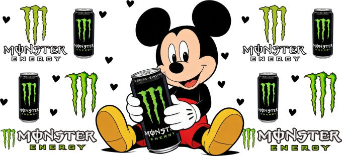 Monster Mickey 16oz Double Sided UVDTF Wrap