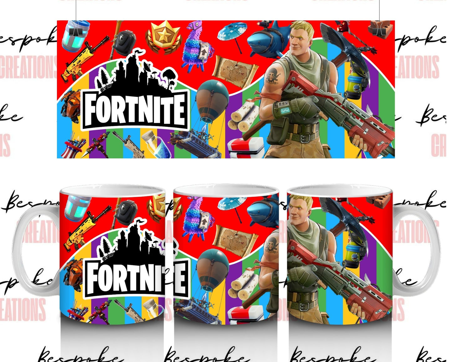 Fortnite-Inspired 11oz Mug – Personalised Gaming Gift
