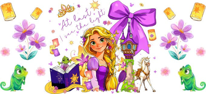 Disney Princess A 16oz Double Sided UVDTF Wrap