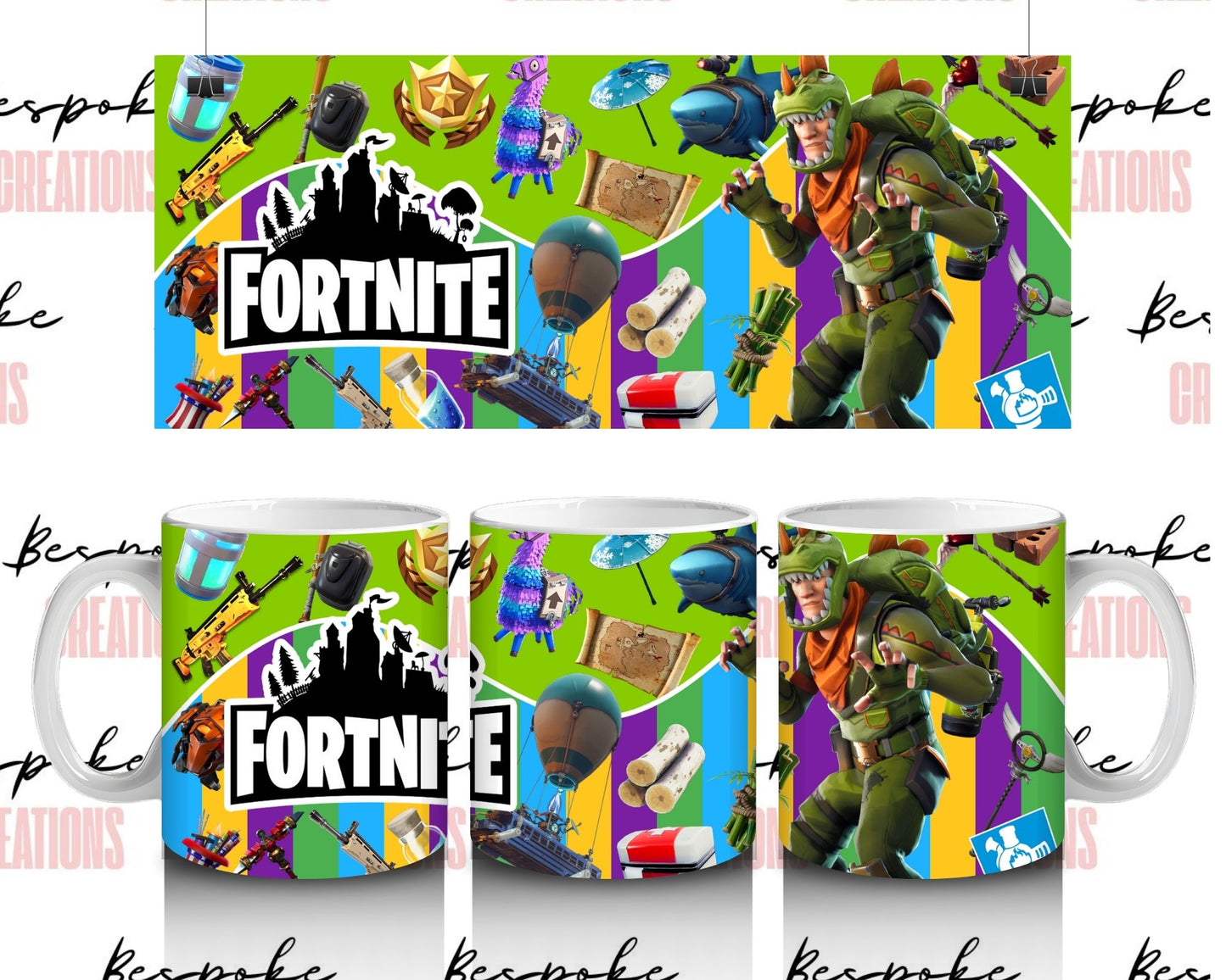 Fortnite-Inspired 11oz Mug – Personalised Gaming Gift