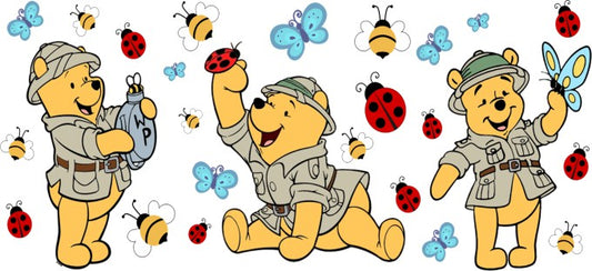 Pooh Bear 16oz Double Sided UVDTF Wrap