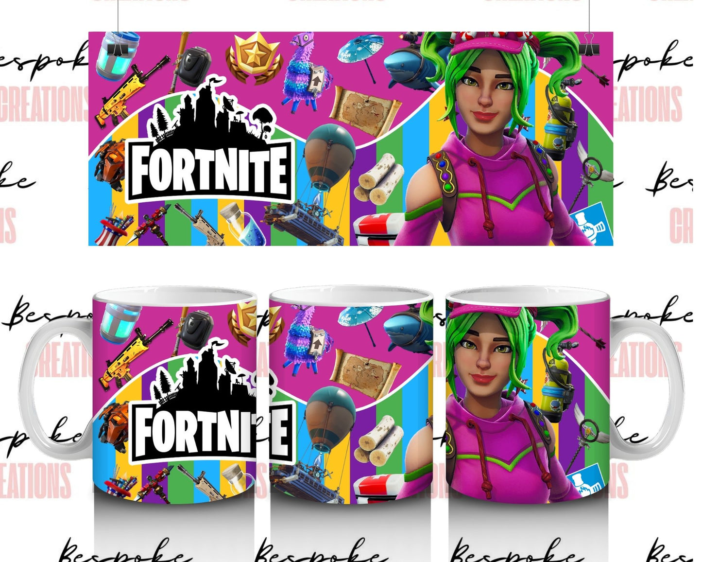 Fortnite-Inspired 11oz Mug – Personalised Gaming Gift
