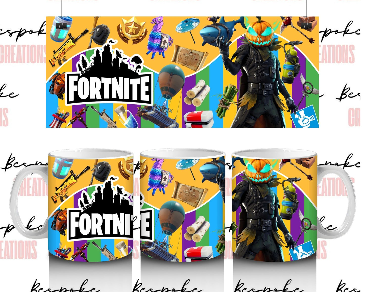 Fortnite-Inspired 11oz Mug – Personalised Gaming Gift