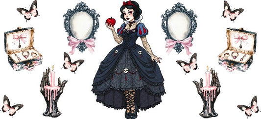Snow White Dark 16oz Double Sided UVDTF Wrap (Copy)